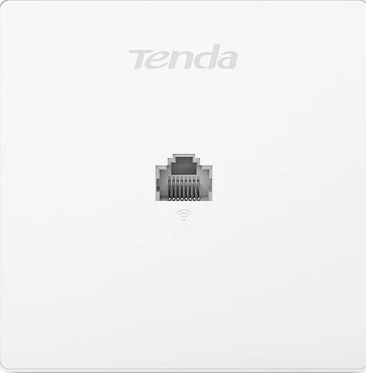 اکسس پوینت دیواری تندا W12 AC1200، دو بانده گیگابیتی PoE، دارای 2 پورت 10/100/1000 BaseTX، پوشش دهی 2 اتاق، سفید | W12