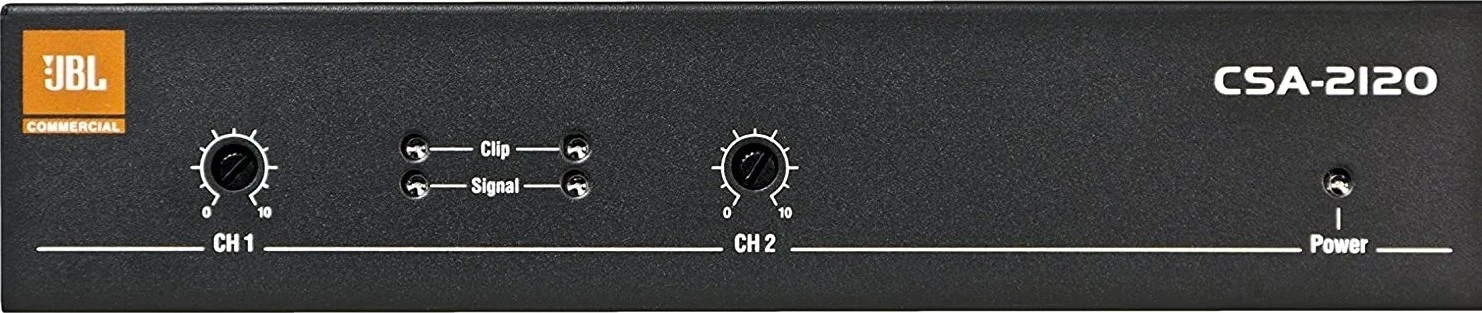 آمپلی فایر 2 در 120 وات JBL مدل NCSA2120R-U-UK با امپدانس 4/8 اهم - مشکی | NCSA2120R-U-UK