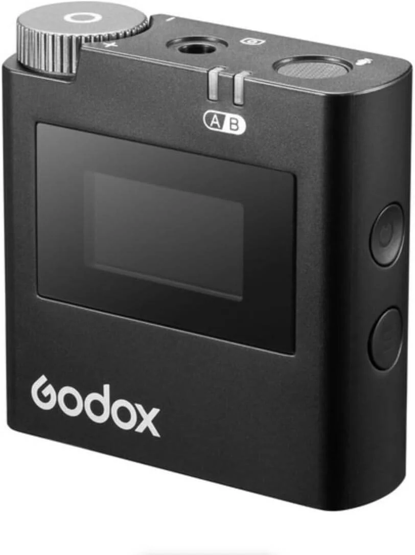 سیستم میکروفون بی‌سیم دو نفره گودکس Virso S M2 برای سونی، ست میکروفون دو کاناله 2.4 گیگاهرتز برای دوربین‌ها و تلفن‌های هوشمند