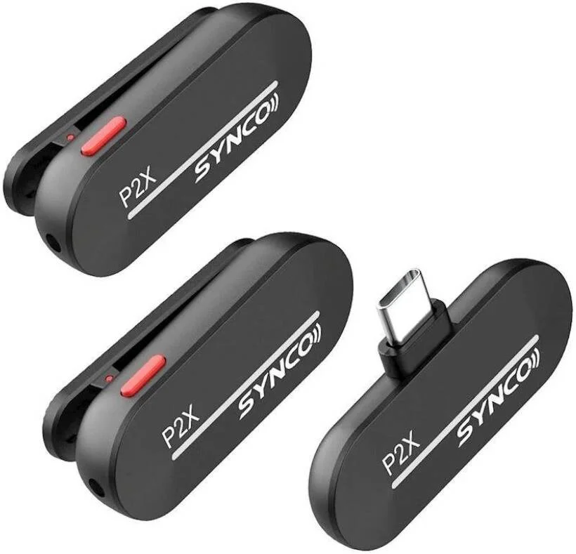 میکروفون مینی 2.4 گیگاهرتزی SYNCO P2XT برای گوشی با USB Type-C، انتقال صدای پایدار 150 متری، تا 5 ساعت ضبط مداوم و شارژ سریع، حذف نویز، کنترل صدا و قطع صدا، مشکی | P2XT - BK میکروفون مینی 2.4 گیگاهرتزی SYNCO P2XT برای گوشی با USB Type-C، انتقال صدای پایدار 150 متری، تا 5 ساعت ضبط مداوم و شارژ سریع، حذف نویز، کنترل صدا و قطع صدا، مشکی | P2XT - BK