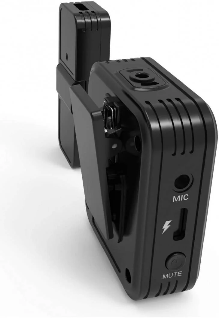 سیستم میکروفون بی سیم 2.4G سینکو G1 L با فرستنده گیره ای و گیرنده مینی برای آیفون، برد 150 متری، تا 8 ساعت ضبط، ولاگ و پخش زنده، ضبط ویدیو، لایتنینگ، مشکی | WAIR-G1L