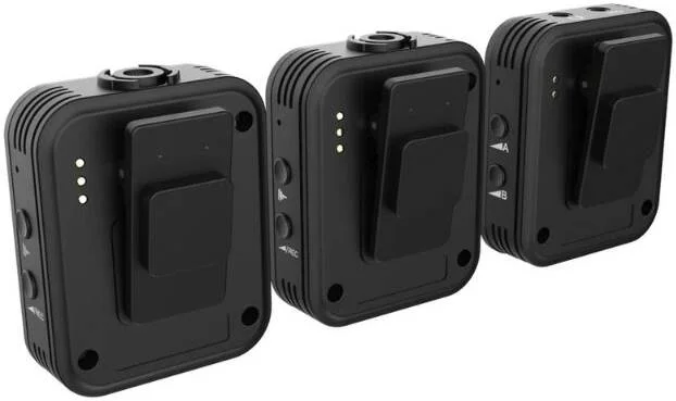 سیستم میکروفون بی‌سیم 2.4G سینکو G2 A2 MAX، دارای حافظه داخلی 8 گیگابایتی، برد 200 متری، عمر باتری 8 ساعته، حذف نویز 3 سطحی و کنترل افزایش سطح، حافظه داخلی 8 گیگابایتی، USB-C، مشکی | G2A2 MAX - BK