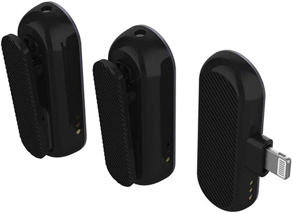 سیستم میکروفون بیسیم دیجیتال 2.4 گیگاهرتزی کوچک دو نفره Synco P2L، اتصال Lightning، حذف نویز DSP، 9 افکت صوتی، 2 فرستنده/میکروفون گیرهای کوچک، برد 150 متری، جک 3.5 میلیمتری، مشکی | P2L-BL سیستم میکروفون بیسیم دیجیتال 2.4 گیگاهرتزی کوچک دو نفره Synco P2L، اتصال Lightning، حذف نویز DSP، 9 افکت صوتی، 2 فرستنده/میکروفون گیرهای کوچک، برد 150 متری، جک 3.5 میلیمتری، مشکی | P2L-BL