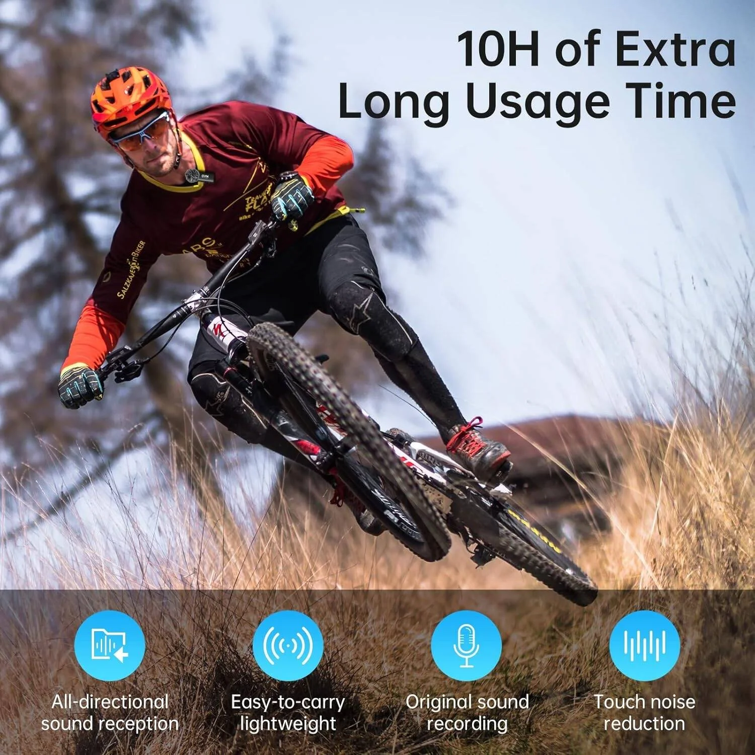 میکروفون ضبط صدای عالی با قابلیت حذف نویز برای تشخیص دقیق صدای انسان، میکروفون یقه ای 2.4 گیگاهرتزی با جعبه شارژ و ذخیره سازی مستقل، 20 ساعت برای ضبط ویدیو و مصاحبه میکروفون ضبط صدای عالی با قابلیت حذف نویز برای تشخیص دقیق صدای انسان، میکروفون یقه ای 2.4 گیگاهرتزی با جعبه شارژ و ذخیره سازی مستقل، 20 ساعت برای ضبط ویدیو و مصاحبه