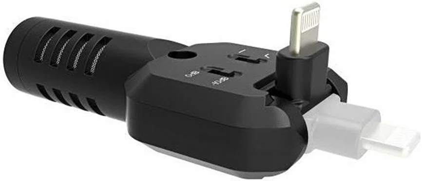 میکروفون کندانسور جمع و جور و انعطاف پذیر CKMOVA SPM3L، چرخش 180 درجه، نسبت سیگنال به نویز 72dB، سوئیچ افزایش صدا 2 سطح، فیلتر برش پایین 120 هرتز، اتصال لایتنینگ برای دستگاه های iOS، مشکی | SPM3L