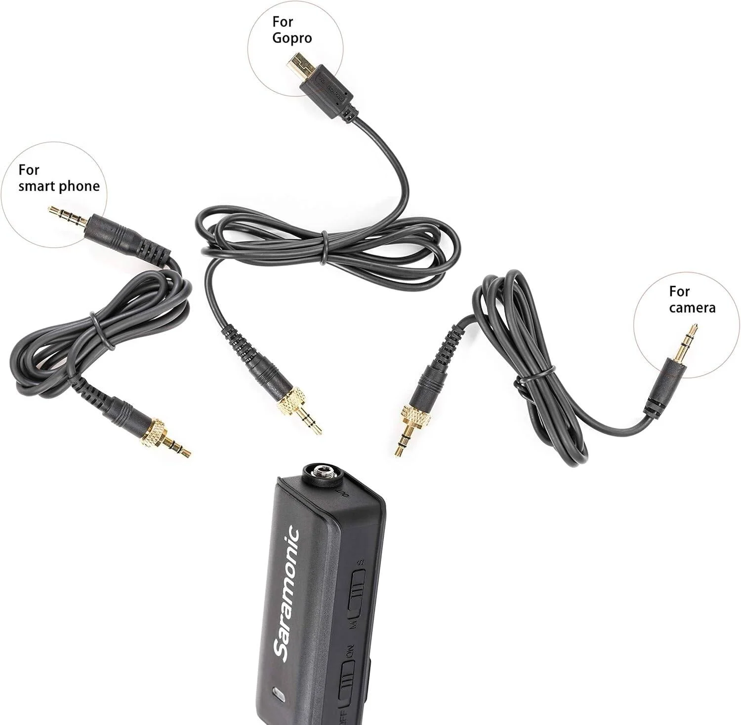 میکروفون یقهای ممتاز سارامونیک "LavMic" با میکسر صدای 2 کاناله و خروجی برای تلفنهای هوشمند آیفون/اندروید، GoPro، دوربینهای DSLR، دوربینهای فیلمبرداری و ضبط کنندههای قابل حمل میکروفون یقهای ممتاز سارامونیک "LavMic" با میکسر صدای 2 کاناله و خروجی برای تلفنهای هوشمند آیفون/اندروید، GoPro، دوربینهای DSLR، دوربینهای فیلمبرداری و ضبط کنندههای قابل حمل