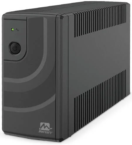 یو پی اس لاین اینتراکتیو مرکوری MAVERICK 750، با ظرفیت 750VA / 360W، قابلیت راه اندازی مجدد خودکار هنگام بازیابی برق AC، عملکرد Green Power، کنترل میکروپروسسوری، عملکرد DC Start، رنگ مشکی | Mercury-750