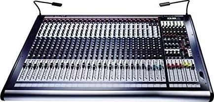 میکسر آنالوگ 24 کانال Soundcraft GB4 - کنسول حرفه ای صدا برای اجرای زنده و ضبط با پری امپ های GB30، 8 خروجی کمکی، 4 زیر گروه و ماتریس خروجی | RW5691SM