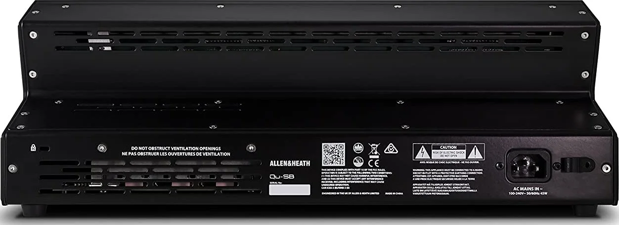 میکسر دیجیتال الن اند هیث Qu-SB - کنسول قابل حمل / نصب در رک 18 ورودی با کنترل iPad، رابط صوتی USB 32x32 و ضبط چند مسیره (iPad شامل نمی شود) | Qu-SB میکسر دیجیتال الن اند هیث Qu-SB - کنسول قابل حمل / نصب در رک 18 ورودی با کنترل iPad، رابط صوتی USB 32x32 و ضبط چند مسیره (iPad شامل نمی شود) | Qu-SB