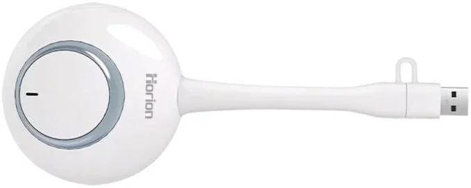 دستگاه انتقال تصویر هوریون مدل HT-6A، رابط دوگانه USB Type-C، پشتیبانی از کیفیت 4K Ultra HD، دو فرکانس 5G/2.4G و دو هسته ای، فناوری BYOM، سفید | HT-6A