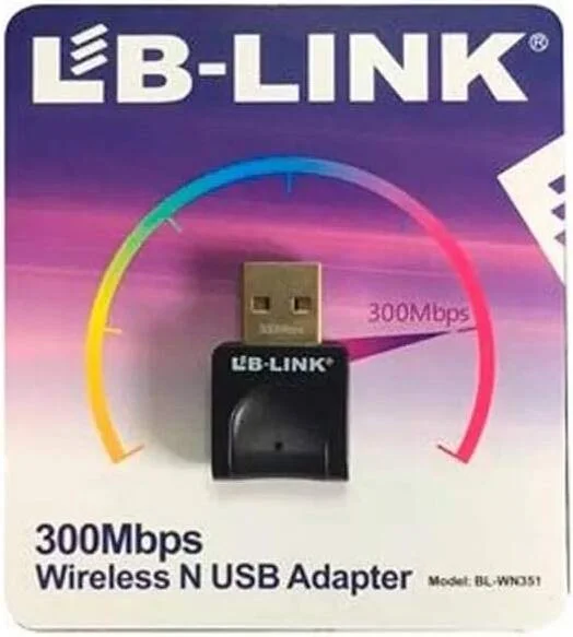 آداپتور شبکه بی سیم مینی LB-Link BL-WN351USB 802.11 N 300Mbps آداپتور شبکه بی سیم مینی LB-Link BL-WN351USB 802.11 N 300Mbps