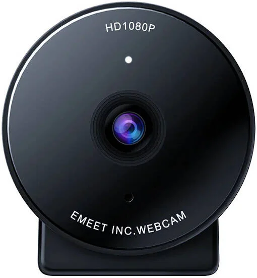 وب‌کم هوشمند EMEET SmartCam C950، رزولوشن حداکثر 1080P با 30 فریم در ثانیه، میدان دید 70 درجه، میکروفون چند جهته، تصحیح نور خودکار هوشمند، نصب آسان، مشکی | C950