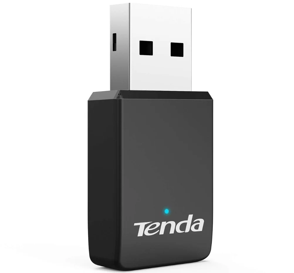 آداپتور USB وای فای Tenda U9 11AC - کارت شبکه بی سیم دو بانده 2.4/5G AC650، دانگل وای فای، سایز مینی، پشتیبانی از ویندوز (XP/7/8/1/10) | U9