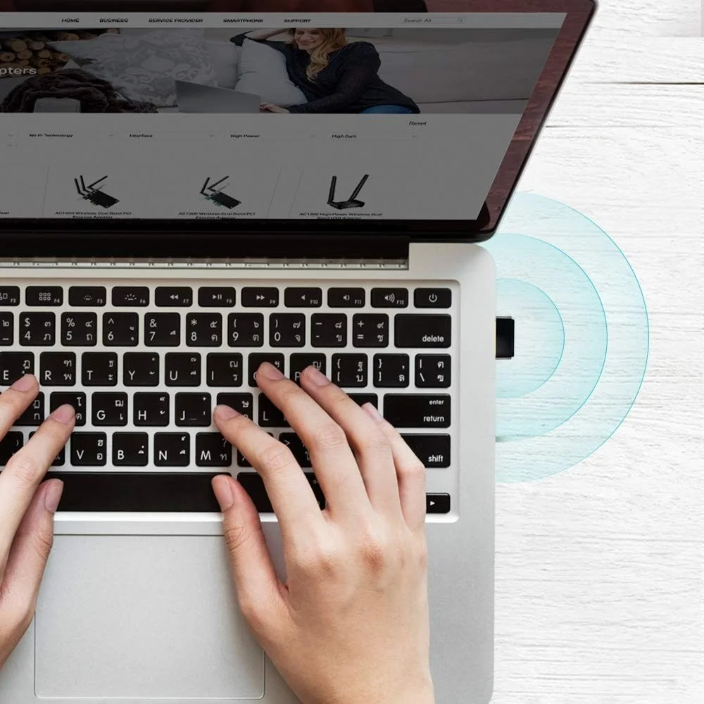 آداپتور USB وایرلس TP-Link AC600، مشکی | Archer T2U Nano