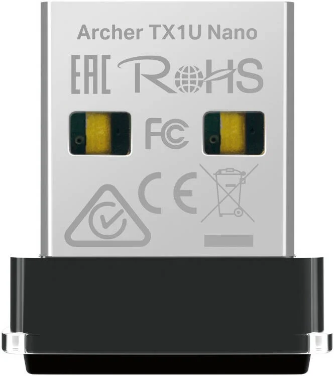 آداپتور USB وایرلس TP-Link Archer TX1U Nano، فناوری Wi-Fi 6 (AX300)، آنتن داخلی، Plug & Play، حالت AP، رابط USB 2.0، پشتیبانی از MU-MIMO و OFDMA، مشکی | TX1U Nano