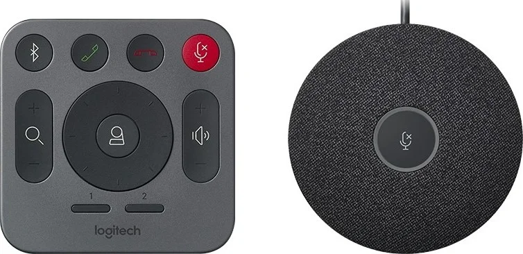 کیت کنفرانس ویدیویی Logitech Rally، با 1 عدد بلندگو Rally، 1 عدد میکروفون، رزولوشن تا 3840 x 2160، نوع رابط SuperSpeed USB 3.0، مشکی | 960-001237