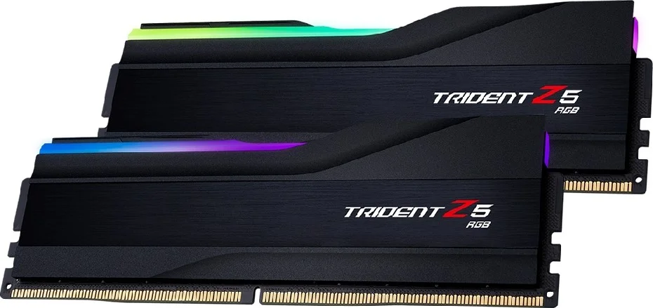 رم کامپیوتر G.Skill Trident Z5 RGB DDR5، ظرفیت 32 گیگابایت (2 عدد 16 گیگابایتی)، کیت دو کاناله، سرعت تست شده 5600 مگاهرتز، تاخیر 36-36-36-89، ولتاژ 1.20 ولت، Intel XMP 3.0، بدون بافر | F5-5600J3636C16GX2-TZ5RK رم کامپیوتر G.Skill Trident Z5 RGB DDR5، ظرفیت 32 گیگابایت (2 عدد 16 گیگابایتی)، کیت دو کاناله، سرعت تست شده 5600 مگاهرتز، تاخیر 36-36-36-89، ولتاژ 1.20 ولت، Intel XMP 3.0، بدون بافر | F5-5600J3636C16GX2-TZ5RK