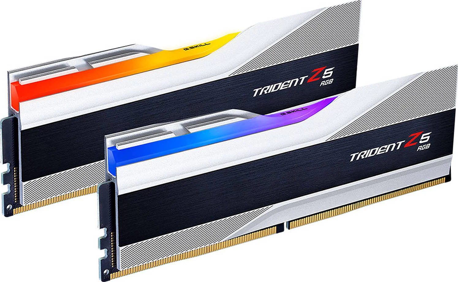 رم جی.اسکیل Trident Z5 RGB DDR5، ظرفیت 32 گیگابایت (2 عدد 16 گیگابایتی)، کیت دو کاناله، سرعت تست شده 5600 مگاهرتز، تاخیر 40-40-40-89، ولتاژ 1.20 ولت، Intel XMP 3.0، بدون بافر، نقره ای | F5-5600J4040C16GX2-TZ5RS رم جی.اسکیل Trident Z5 RGB DDR5، ظرفیت 32 گیگابایت (2 عدد 16 گیگابایتی)، کیت دو کاناله، سرعت تست شده 5600 مگاهرتز، تاخیر 40-40-40-89، ولتاژ 1.20 ولت، Intel XMP 3.0، بدون بافر، نقره ای | F5-5600J4040C16GX2-TZ5RS