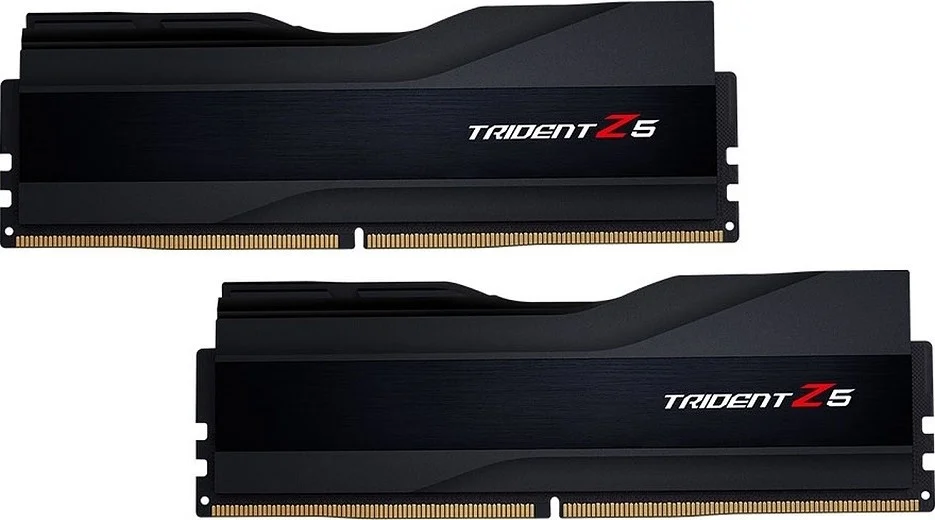 رم دسکتاپ 32 گیگابایتی (2x16 گیگابایت) G.Skill Trident Z5 Series DDR5، سرعت 6000 مگاهرتز، تاخیر 36-36-36-96، ولتاژ 1.35، Intel XMP 3.0، بدون بافر، مشکی | F5-6000J3636F16GX2-TZ5k