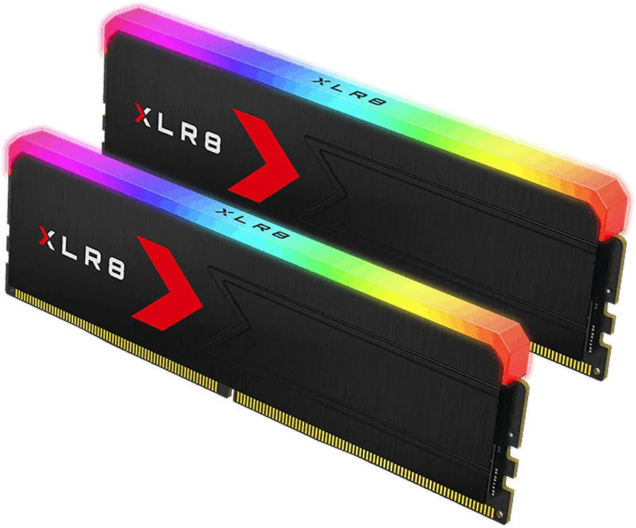 کیت حافظه دسکتاپ PNY XLR8 Gaming 32GB (2x16GB) DDR5 RGB، سرعت 6000 مگاهرتز، تاخیر CL36 CAS، ولتاژ 1.35، پشتیبانی از XMP 3.0 | MD32GK2D5600036XRGB