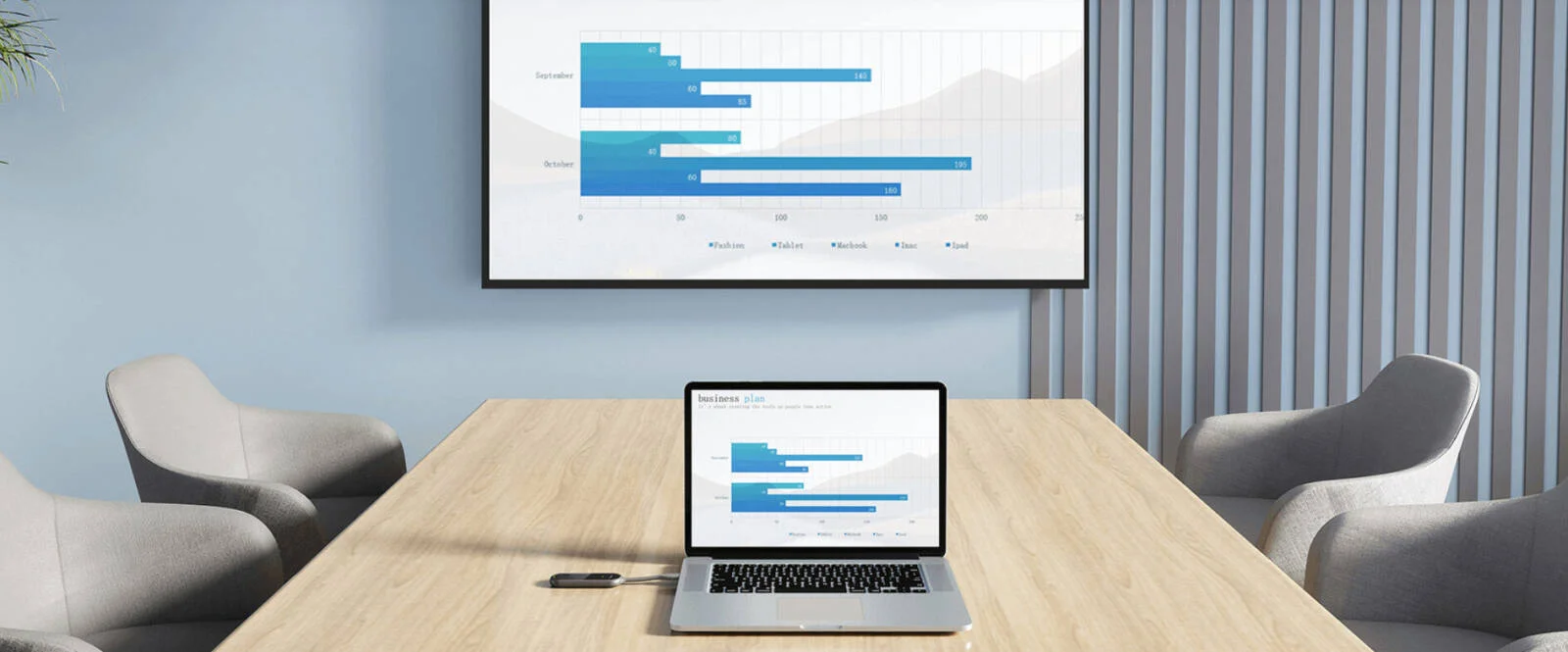 دستگاه ارسال بی‌سیم محتوا یلینک مدل WPP30 با کیفیت 4K، آداپتور USB-C به USB-A، اشتراک‌گذاری بی‌سیم صفحه نمایش به تلویزیون، پشتیبانی از 4 صفحه نمایش همزمان، سازگار با نمایشگر لمسی، رنگ مشکی | WPP30