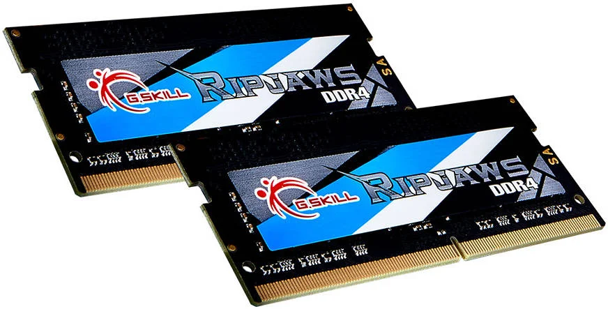 جی.اسکیل ریپجاوز سری 16 گیگابایت (2x8 گیگابایت) حافظه رم لپ تاپ دو کاناله DDR4، سرعت تست شده 3200 مگاهرتز، تاخیر CAS 22-22-22-52، ولتاژ DRAM 1.20 ولت | F4-3200C22D-16GRS