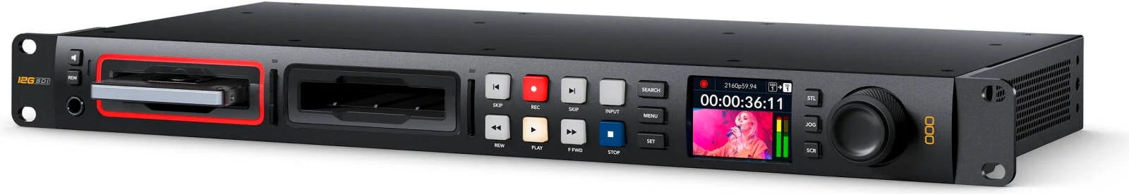 بلک‌مجیک دیزاین HyperDeck Studio 4K Pro ضبط‌کننده حرفه‌ای 4K با کدک‌های متنوع، دارای دو اسلات SSD و HDR - تصویر 3