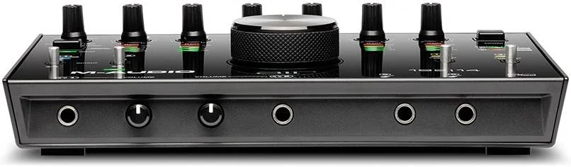 M-Audio AIR 192,14 کارت صدای رومیزی 8x4 USB Type-C / MIDI، ورودی/خروجی MIDI، نرم‌افزارهای Pro Tools First و Ableton Live Lite، 40 پلاگین FX، 7 ساز مجازی، مجموعه لوپ 2 گیگابایتی | AIR192X14XEU