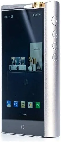 Cayin N7+ پخش کننده صوتی دیجیتال قابل حمل، DAC یک بیتی کاملاً مجزا، آمپلی فایر کلاس A، خروجی دوگانه (3.5 میلی متر و 4.4 میلی متر)، پشتیبانی از صدای Hi-Res، صفحه نمایش لمسی، تیتانیوم | N7+