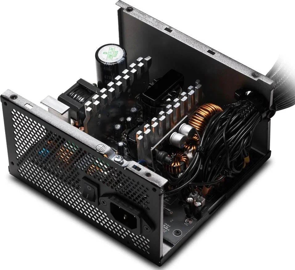 منبع تغذیه ای‌دیتا XPG Pylon با توان 750 وات، تماما کابلی، سرعت فن 2000 دور در دقیقه، فن Fluid Dynamic، دارای گواهینامه 80 Plus Bronze، سایز فن 120 میلی‌متر، منبع تغذیه مداوم کامپیوتر | PYLON750B-BKCGB