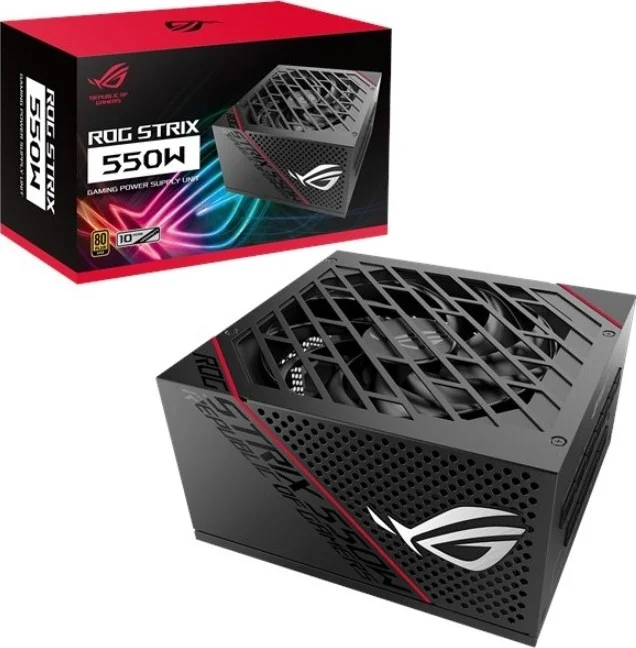 منبع تغذیه 550 واتی ایسوس ROG Strix، 80 پلاس گلد، کاملاً ماژولار | 90YE00A2-B0EA00 منبع تغذیه 550 واتی ایسوس ROG Strix، 80 پلاس گلد، کاملاً ماژولار | 90YE00A2-B0EA00