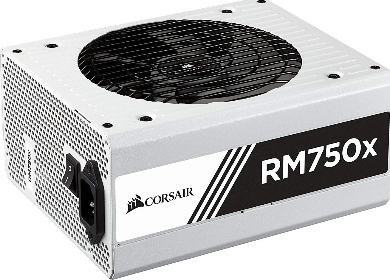 منبع تغذیه کامپیوتر کرسیر سری RMx مدل RM750x - توان 750 وات 80 PLUS Gold دارای گواهینامه، کاملاً ماژولار ATX (نسخه انگلستان) - سفید | CP-9020155-UK / CP-9020187-UK