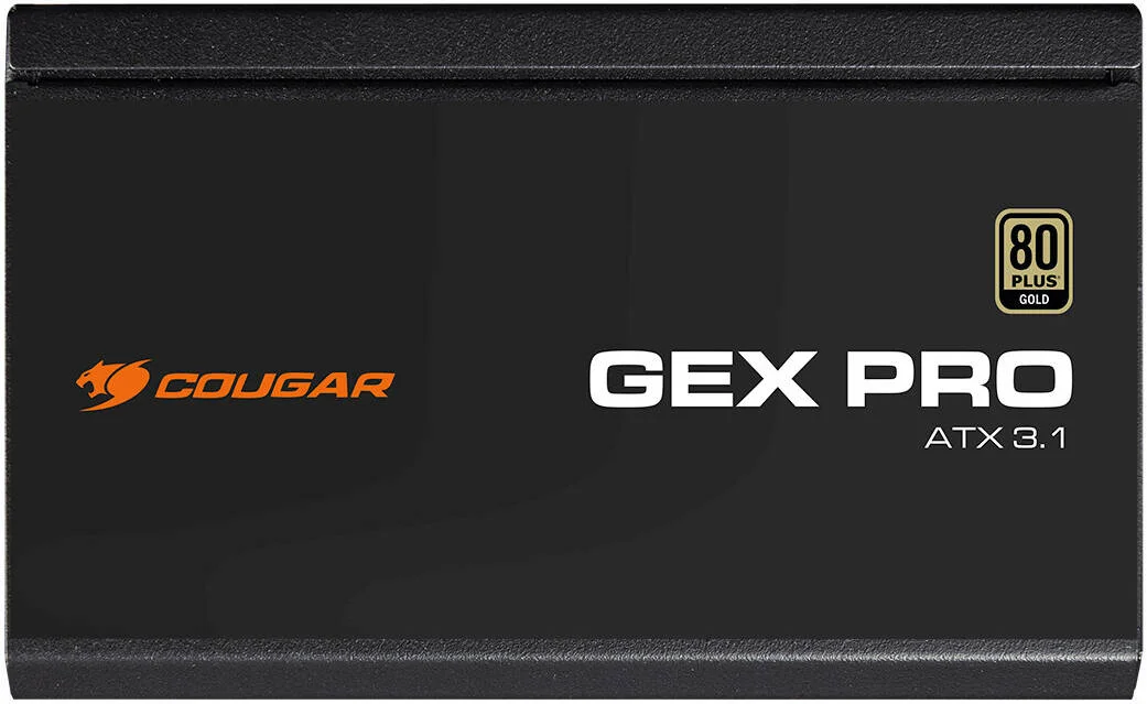 منبع تغذیه کامپیوتر کوگار GEX PRO 750 وات، کاملا ماژولار، دارای گواهینامه 80 PLUS Gold، خازن های ژاپنی 105 درجه سانتیگراد، فن HDB بادوام، دارای گواهینامه ATX 3.1، مشکی | 31GP075002P01