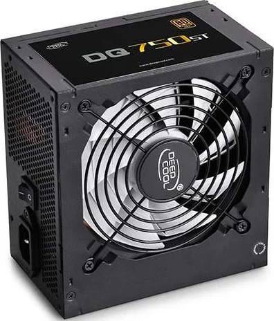 منبع تغذیه 750 وات 80 پلاس گلد دیپ کول مدل DQ750ST به همراه فن PWM 120 میلی متری | DP-GD-DQ750ST