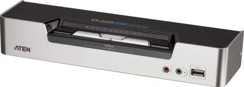سوئیچ KVM دو پورت USB DVI با نمایشگر دوگانه Aten - نقره ای | CS1642A