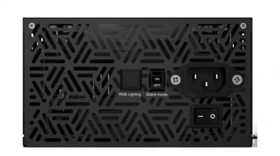 منبع تغذیه 750 وات نیمه ماژولار Gamdias KRATOS P1 750G ATX، ATX12V v2.4، دارای گواهینامه 80 PLUS GOLD، نورپردازی RGB آدرس پذیر، ریل تک +12 ولت، حالت فن بی صدا، 4 کانکتور PCI-E 6+2 پین | Kratos P1-750