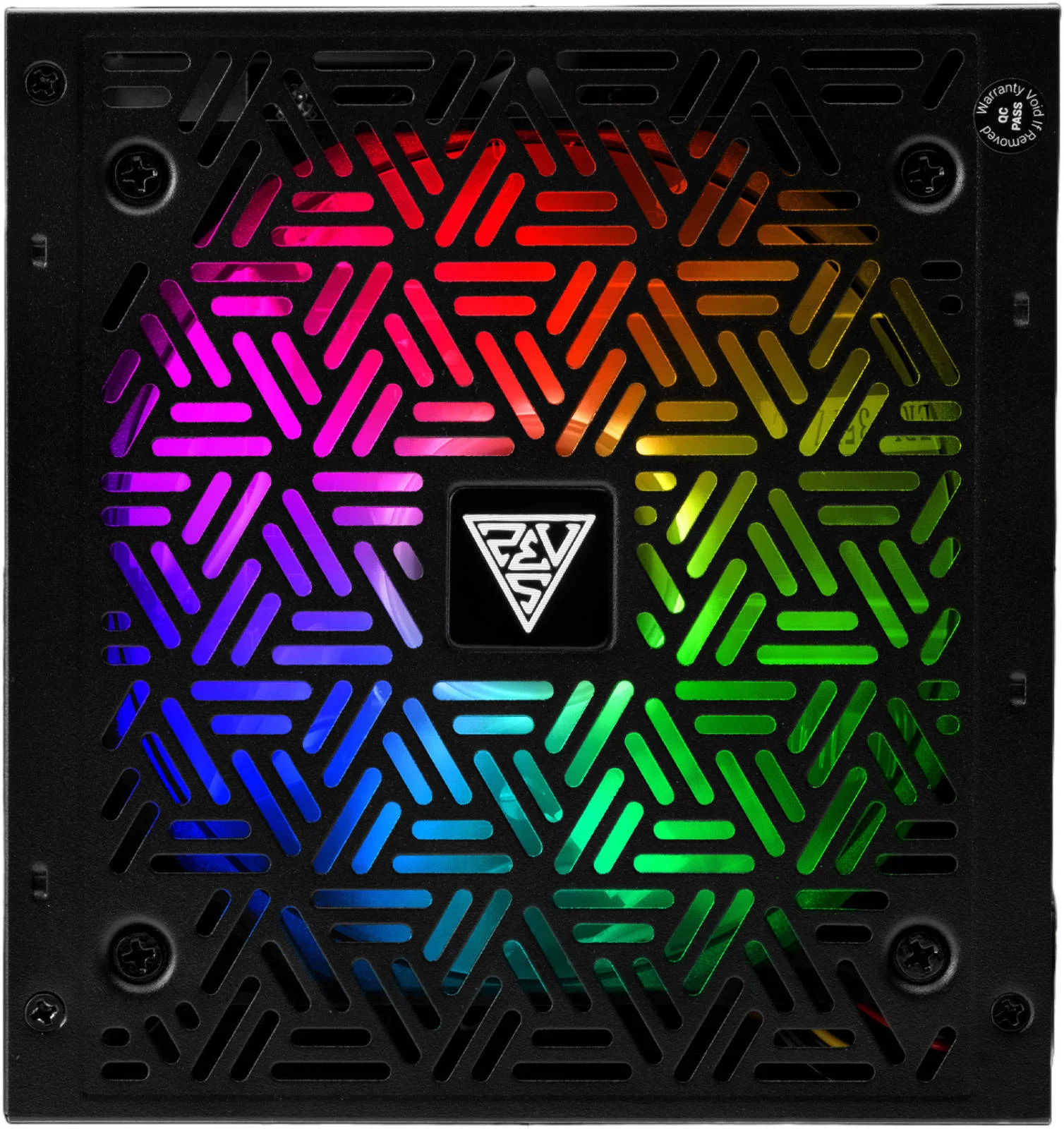 منبع تغذیه 500 واتی ARGB گامدیاس، بازدهی 80 پلاس سیلور، پشتیبانی از حالت های توان C6/C7، فن 120 میلی متری، بهینه سازی خودکار سرعت فن، 30 نورپردازی نئون-فلکس RGB، مشکی | GD-KRATOS-E1-500