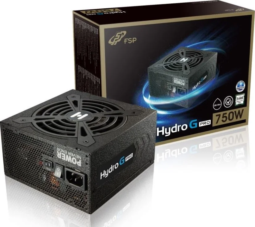 منبع تغذیه 750 وات FSP Hydro G Pro ATX با گواهینامه 80 PLUS Gold، ورودی 100-240Vac 50-60Hz سری HG2-750 منبع تغذیه 750 وات FSP Hydro G Pro ATX با گواهینامه 80 PLUS Gold، ورودی 100-240Vac 50-60Hz سری HG2-750