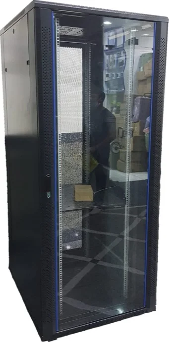 رک مونت سرور Aico 42U، دارای 1 طبقه / 4 فن، درب شیشه ای مقاوم، چرخ های سنگین، ابعاد 800mm (عرض) x 1000mm (عمق) x 2000 (ارتفاع)، مشکی | AIF2015 رک مونت سرور Aico 42U، دارای 1 طبقه / 4 فن، درب شیشه ای مقاوم، چرخ های سنگین، ابعاد 800mm (عرض) x 1000mm (عمق) x 2000 (ارتفاع)، مشکی | AIF2015