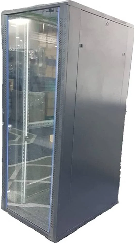 رک مونت سرور Aico 42U، دارای 1 طبقه / 4 فن، درب شیشه ای مقاوم، چرخ های سنگین، ابعاد 800mm (عرض) x 800mm (عمق) x 2000 (ارتفاع)، مشکی | AIF800 رک مونت سرور Aico 42U، دارای 1 طبقه / 4 فن، درب شیشه ای مقاوم، چرخ های سنگین، ابعاد 800mm (عرض) x 800mm (عمق) x 2000 (ارتفاع)، مشکی | AIF800