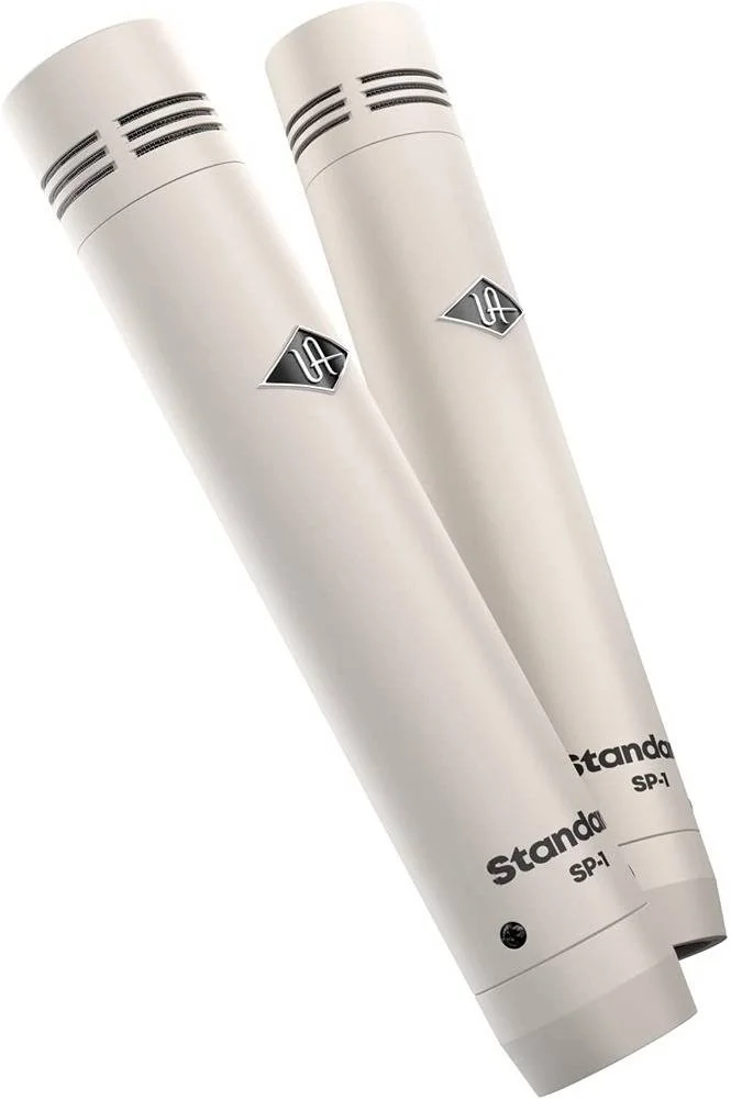 میکروفون مدادی استاندارد یونیورسال آدیو SP-1، جفت میکروفون کاندنسر کاردیوید دیافراگم کوچک، اتصالات XLR، نیازمند 48 ولت، برای درام/بالای سر/پرکاشن | MIC-UASP-1