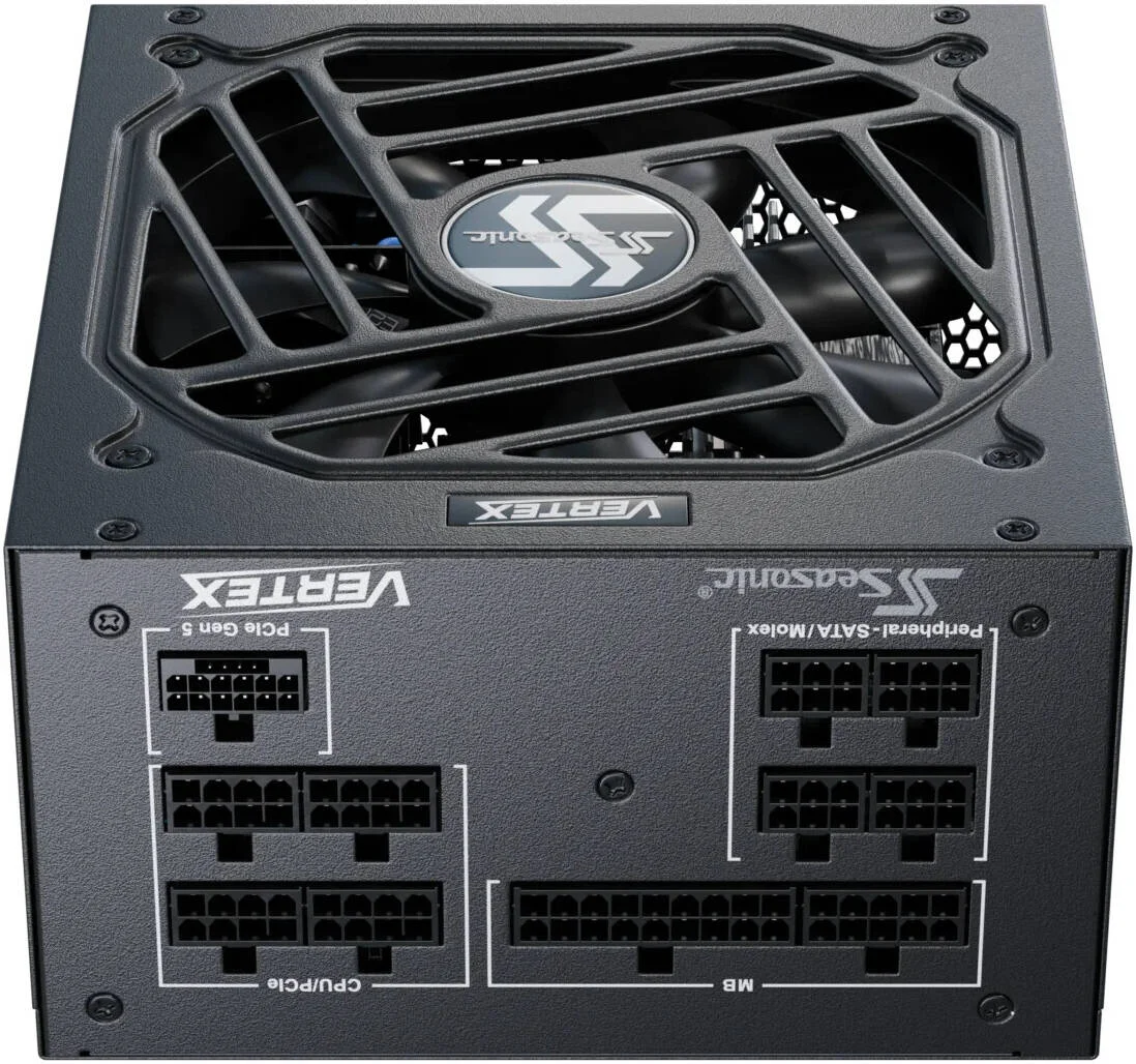 منبع تغذیه کامپیوتر 750 وات Seasonic VERTEX GX ATX 3.1، کاملاً ماژولار، راندمان 80 PLUS Gold، بلبرینگ دینامیکی سیال 135 میلیمتری، فرم فاکتور ATX/EPS، مشکی | VERTEX GX منبع تغذیه کامپیوتر 750 وات Seasonic VERTEX GX ATX 3.1، کاملاً ماژولار، راندمان 80 PLUS Gold، بلبرینگ دینامیکی سیال 135 میلیمتری، فرم فاکتور ATX/EPS، مشکی | VERTEX GX