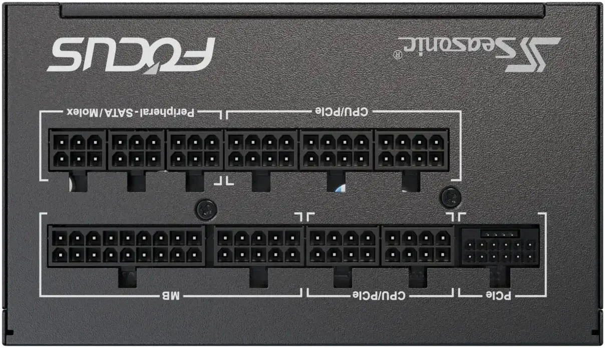 منبع تغذیه کامپیوتر 1000 وات Seasonic FOCUS GX ATX 3.1، کاملا ماژولار، راندمان 80 PLUS Gold، فن 135 میلی متری با بلبرینگ دینامیکی سیال، فرم فاکتور ATX/EPS، مشکی | SRP-FGX102-A5A32SF منبع تغذیه کامپیوتر 1000 وات Seasonic FOCUS GX ATX 3.1، کاملا ماژولار، راندمان 80 PLUS Gold، فن 135 میلی متری با بلبرینگ دینامیکی سیال، فرم فاکتور ATX/EPS، مشکی | SRP-FGX102-A5A32SF