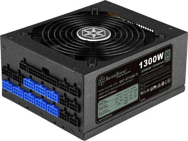 منبع تغذیه 1300 واتی تمام ماژولار ATX سری SilverStone Strider با گواهینامه 80 Plus Titanium مدل SST-ST1300-TI - SST-ST1300-PTS