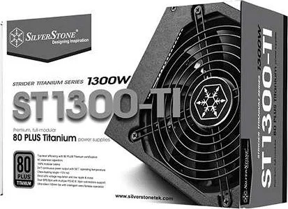 منبع تغذیه 1300 واتی تمام ماژولار ATX سری SilverStone Strider با گواهینامه 80 Plus Titanium مدل SST-ST1300-TI - SST-ST1300-PTS منبع تغذیه 1300 واتی تمام ماژولار ATX سری SilverStone Strider با گواهینامه 80 Plus Titanium مدل SST-ST1300-TI - SST-ST1300-PTS