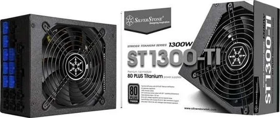منبع تغذیه 1300 واتی تمام ماژولار ATX سری SilverStone Strider با گواهینامه 80 Plus Titanium مدل SST-ST1300-TI - SST-ST1300-PTS منبع تغذیه 1300 واتی تمام ماژولار ATX سری SilverStone Strider با گواهینامه 80 Plus Titanium مدل SST-ST1300-TI - SST-ST1300-PTS