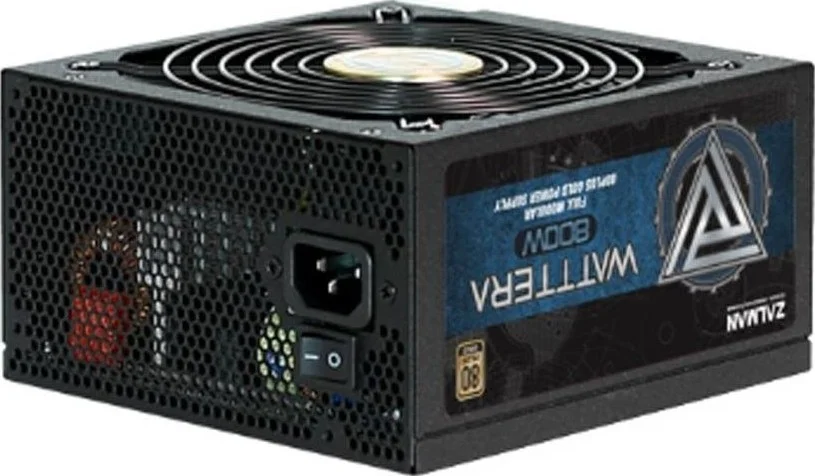 منبع تغذیه کامپیوتر 800 وات زالمن مدل Watttera (Ebtii) 80 پلاس گلد، تمام ماژولار | ZM800-EBTII