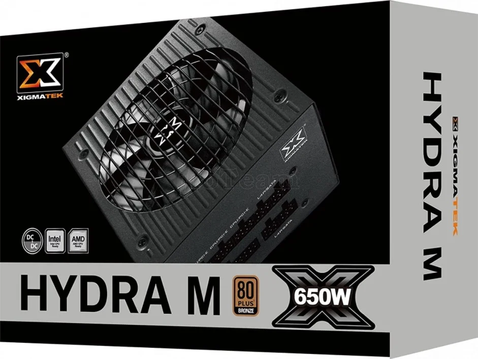 منبع تغذیه ماژولار کامل 650 واتی Xigmatek Hydra M با گواهینامه 80+ Bronze، PFC DC به DC، AC 230V، کابل برق UK، ATX، مشکی | EN44474 منبع تغذیه ماژولار کامل 650 واتی Xigmatek Hydra M با گواهینامه 80+ Bronze، PFC DC به DC، AC 230V، کابل برق UK، ATX، مشکی | EN44474