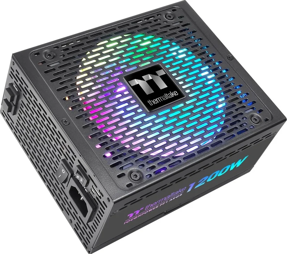 منبع تغذیه 1200 واتی Thermaltake Toughpower PF1، کاملاً ماژولار، 80 پلاس پلاتینیوم، ARGB، PSU، SLI/CrossFire، تک ریل، 100 آمپر، ATX | PS-TPD-1200F3FAPK-1 منبع تغذیه 1200 واتی Thermaltake Toughpower PF1، کاملاً ماژولار، 80 پلاس پلاتینیوم، ARGB، PSU، SLI/CrossFire، تک ریل، 100 آمپر، ATX | PS-TPD-1200F3FAPK-1
