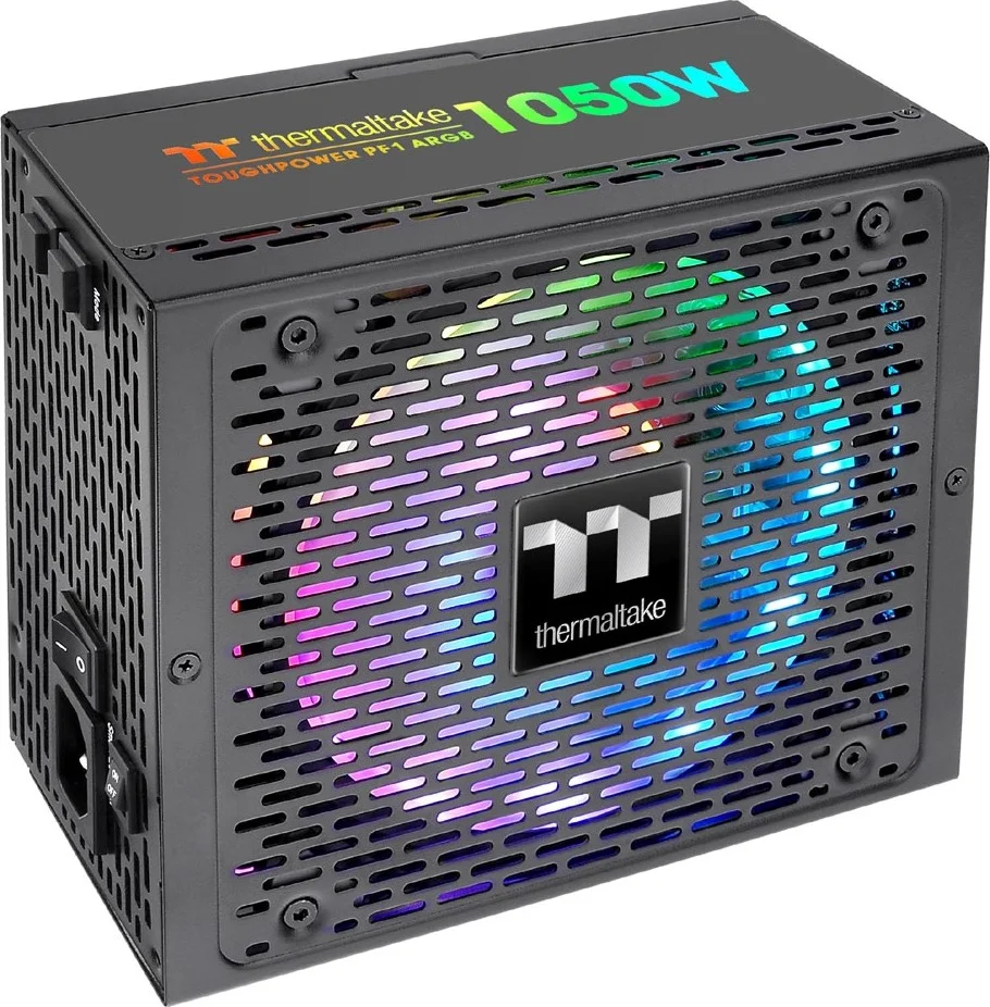 منبع تغذیه 1050 واتی Thermaltake Toughpower PF1، تمام ماژولار 80 Plus Platinum، ARGB، PSU، SLI/CrossFire، تک ریل، 83.3 آمپر، ATX | PS-TPD-1050F3FAPK-1 منبع تغذیه 1050 واتی Thermaltake Toughpower PF1، تمام ماژولار 80 Plus Platinum، ARGB، PSU، SLI/CrossFire، تک ریل، 83.3 آمپر، ATX | PS-TPD-1050F3FAPK-1